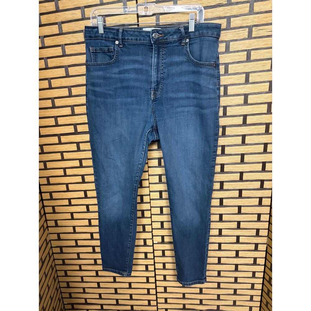 Everlane‎ The Curvy High Rise Skinny Crop Jeans Size 33